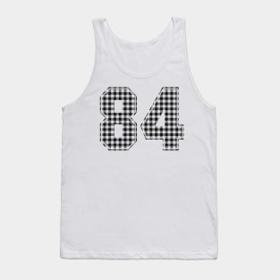 Plaid Number - 84 - Dark Tank Top